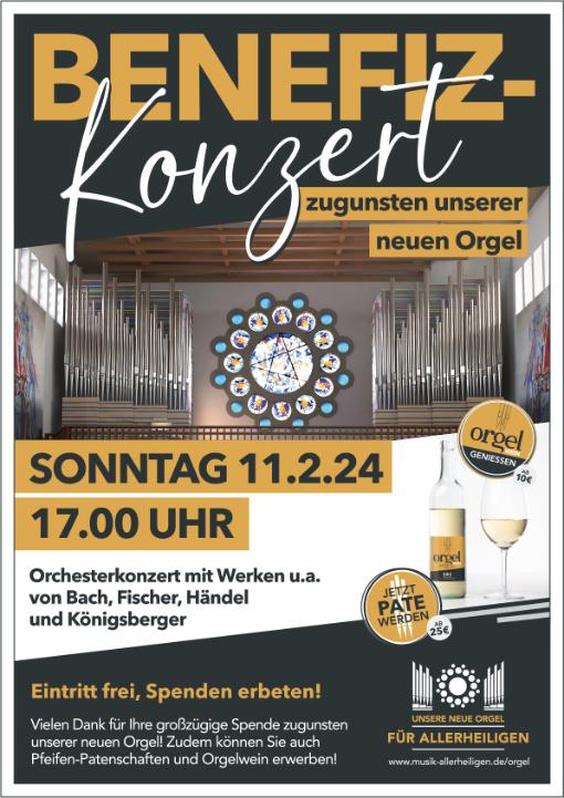 Benefizkonzert Orgel