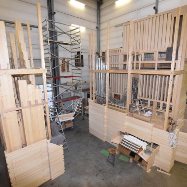 Entstehung neue Orgel Allerheiligen
